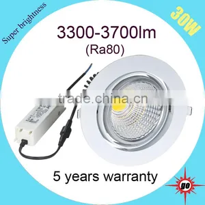 Modern Ceiling Design Led Downlight 4-way Rotatable 30w Cob Led Downlight thumbnail-2
