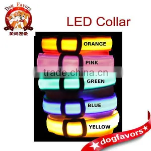 Bright 4-Way LED Dog Collar thumbnail-1
