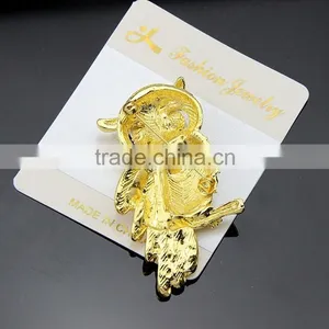 Girls Jewelry Owl Brooch Animal Crystal Brooch Latest New Design thumbnail-2