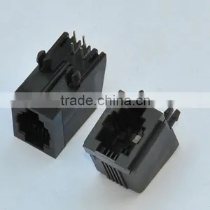 Side Entry RJ11 4p Modular PCB Jack/socket thumbnail-1