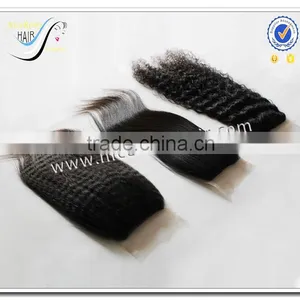 Wholesale Brazilian Hair Closure 100% Human Virgin Hair Bundles Lace Closure thumbnail-6
