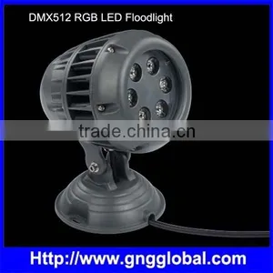 High Quality Waterproof Outdoor IP65 DMX512 Led DMX Flood Light RGB Full Color thumbnail-1