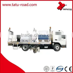 Small Cold Paint (2-component) High Pressure Airless Spraying Road Marking Truck thumbnail-1