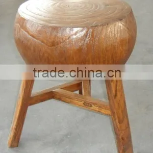 Chinese Antique Furniture Wood Stool thumbnail-1