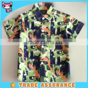 Summer Season Colorful Matching Children Hawaiian Shirt for Kid thumbnail-1