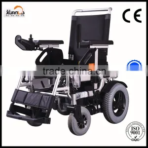 Electric Power Wheelchair With Double 350W Motors Outdoor Trip thumbnail-2