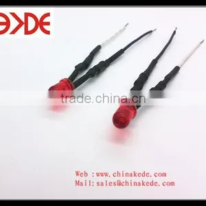 Mini Led Indicator Light With Wire 3mm 5mm Mounting Hole 50000hr Big Lifetime thumbnail-4