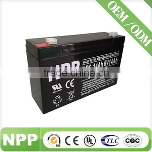 6v14ah Chinese Manufacturer Rechargeable Battery Npp Battery for Solar thumbnail-1