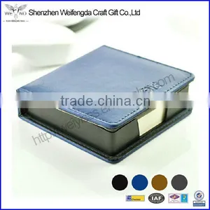 Wholesale High Quality Custom Leather Office Desk Notepad Holder thumbnail-1
