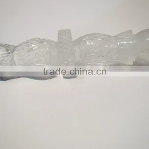 Natural Crystal Quartz Carved Wands thumbnail-3