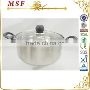 5L Capacity Stainless Steel Pot Bakelite Handle Cooking Pot thumbnail-1