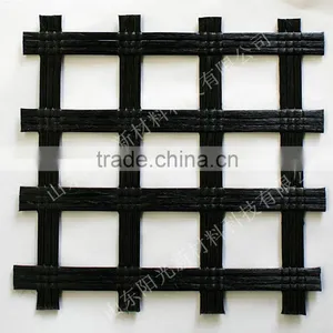 Sunshine Uniaxial Polyester Geogrid Used for Earth Retaining Wall thumbnail-3