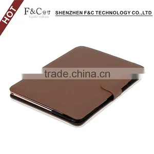 PU Leather Material Folio Cover Wholesale Case for Macbook Pro Laptops 11" 12" 13" 15" thumbnail-5