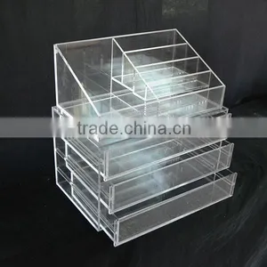 Modern Fashional Pure Acrylic Makeup Organizer/acrylic Cosmetic Organizer With Drawer thumbnail-4