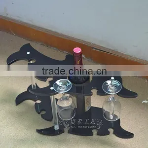 GH-RZ240 High Quality Small Acrylic Wine Display Racks ,customized Acrylic Wine Racks thumbnail-5