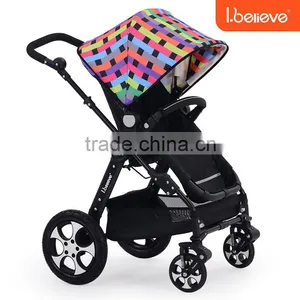 EN1888 Most Popular Best Seller Soft Textile European Sliding Baby Carriage thumbnail-2
