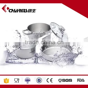 5 Pcs Stainless Steel Cookware Set Cooking Pot Stainless Steel thumbnail-2