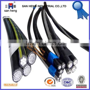 Aluminum Conductor 4 Core Power Cable 35mm ABC Aerial Bundle Cable for Street Lighting thumbnail-4