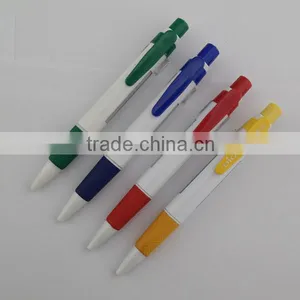 Promotion Rubber Grip Plastic Ball Pen, Low Price Pen thumbnail-1