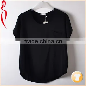 Custom Asymmetrical Images of Ladies Casual Tops China thumbnail-1