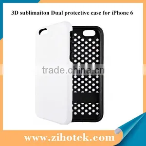 New High Quality Double Protective 3D Sublimation Case for IPhone 6 thumbnail-1