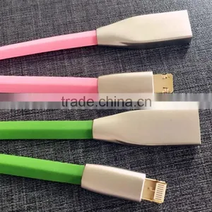 Rhombus Zinc Alloy Connector USB Cable 2 in 1 for IPhone and Andoird thumbnail-2