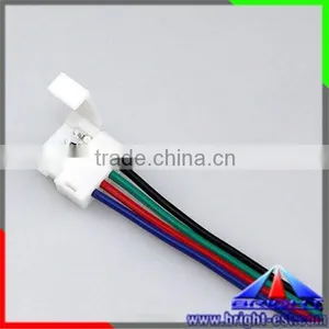 New Solderless Electrical Connectors With 15cm Cable Length,LED Strip Connectors for Rgb Color thumbnail-1