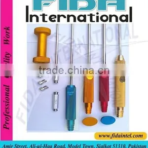 FIDA INTERNATIONAL PREMIER PROVIDER OF LIPOSUCTION CANNULA FOR COSMETIC SURGERY LIPOSUCTION CANNULA INCLUDES GOLD HANDLE thumbnail-1