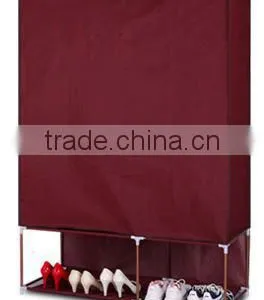 Bedroom Furniture Colorful Fabric Wardrobe thumbnail-3