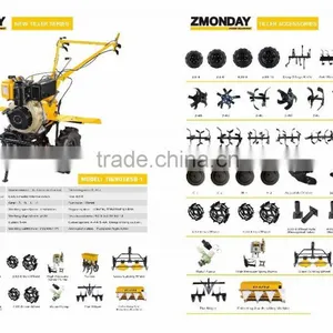 Manual Rotary Tiller 9HP With Zongshen Engine thumbnail-2