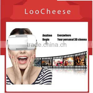 Large Helmet Headset Adjust Cardboard VR BOX FOV 3D VR Virtual Reality 3D Video Glasses For IPhone 6 IOS Android OS thumbnail-4
