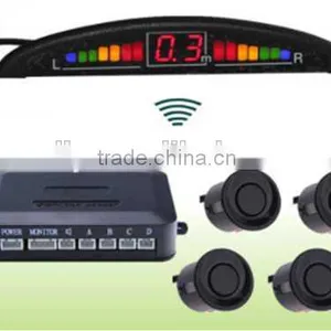 PS1019 Wireless Car Parking Sensor Reverse Auto Parking Radar System LED Display 4 Sensors thumbnail-1