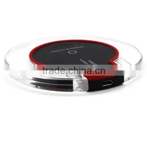 Wireless Phone Charger for Iphone for Samsung Galaxy S6 Fantasy Crystal UFO Shape Charging Pad With LED Lighting thumbnail-3