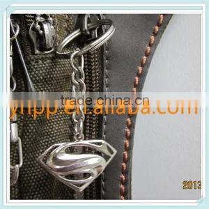 Debossed Superman Metal Key Chain Ring thumbnail-1