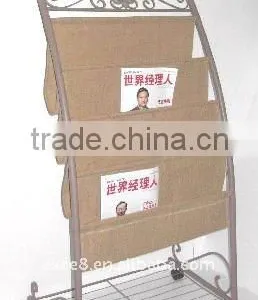 112092X-Magazine Rack & Magazine Holder With Iron thumbnail-1