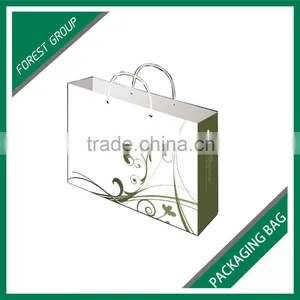 PLAIN WHITE PAPER BAGS FOR BOOKS PACKAGING WITH CUSTOM LOGO AND PRINTING thumbnail-5
