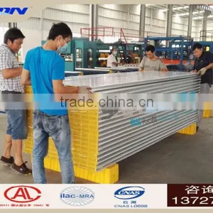 MGO Composite Board Metal Faced Sandwich Panel With Fireproof and Moistureproof thumbnail-2