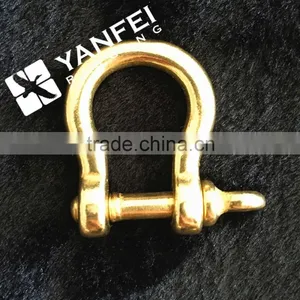 Solid Brass Bow Type Shackle thumbnail-1
