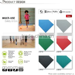 Anti-Slip Foamed PVC Sports Flooring Rolls thumbnail-6
