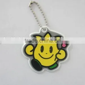 Promotional Gift Reflective PVC Keychain thumbnail-1