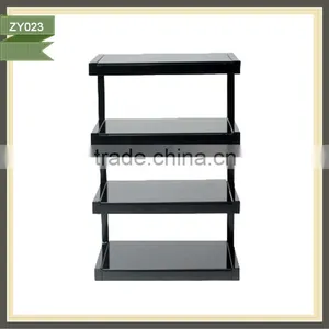 Free Standing Simple tv Stand With Bookcase Wood tv Cabinet ZY023 thumbnail-1