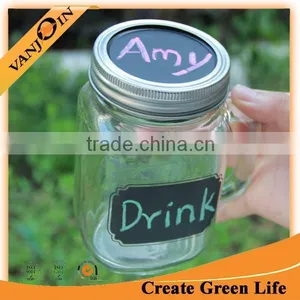 Custom Design 70mm Mason Jar Blackboard Lids Wholesale thumbnail-1