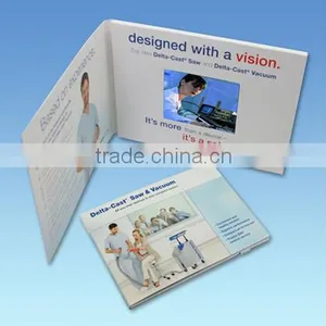 2015 4.3inch Lcd Video Postcards Gift, in Print Lcd Video Brochure thumbnail-1