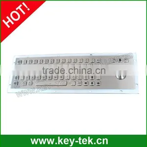 Industrial Metal Keyboard With Trackball thumbnail-3