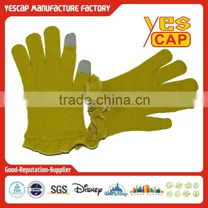 Yellow Acrylic Screen Gloves for Sale thumbnail-1