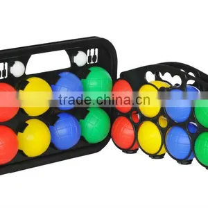 Plastic Boules Set With Plastic Net Holder thumbnail-2