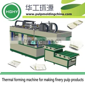 Thermal Forming Paper Lunch Box Making Machine by HGHY thumbnail-1