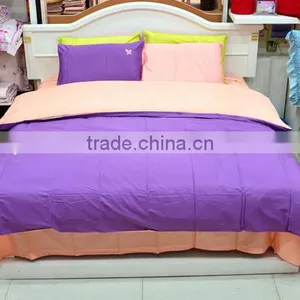 Microfiber or Cotton Sheet Set - Solid Two Different on Different Side thumbnail-1
