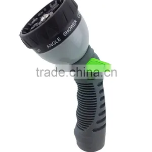 9 Patterns Thumb Control Metal Hose Nozzle Soft Grip TPR Coated #200 #112031 thumbnail-1