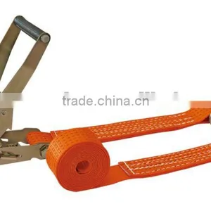 Ratchet Tie Down Strap With J Hook thumbnail-1